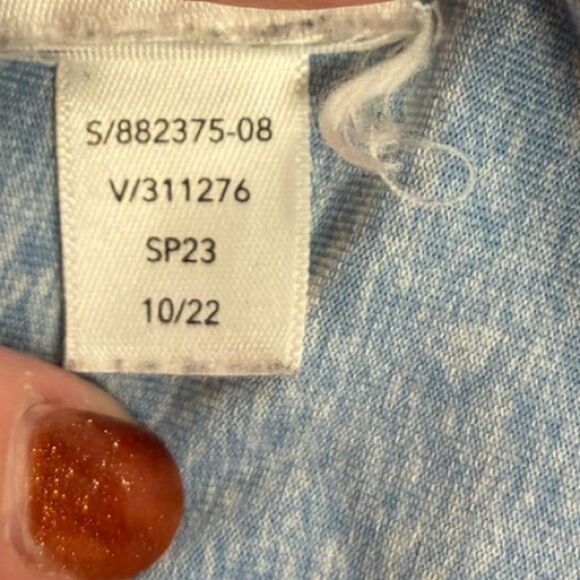 ATHLETA Uptempo Hoodie Sweatshirt Heron Blue Heather Women’s Medium - Picture 10 of 10